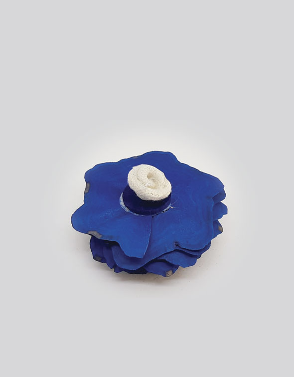 Flor de Madeira para Aromatizar Ambiente - Azul